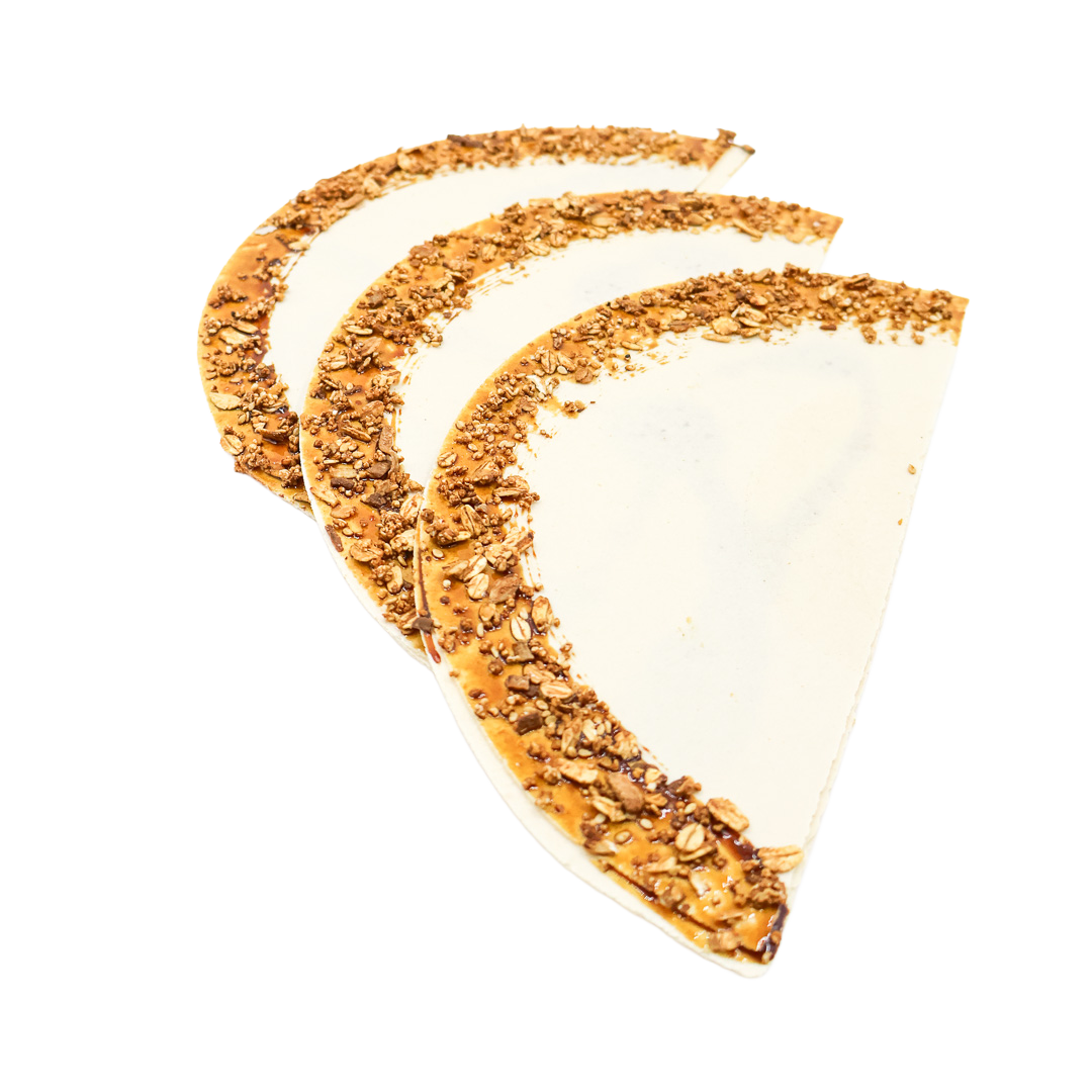 Abanico de amaranto con avena