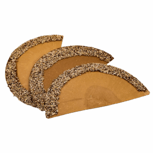 Abanico de amaranto con chocolate