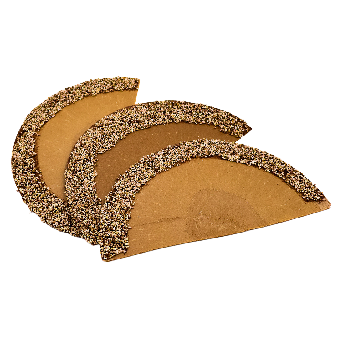 Abanico de amaranto con chocolate