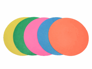 Oblea gigante de color