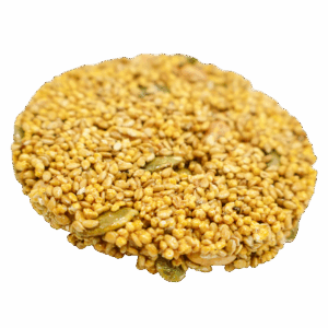 Ajonjolí con amaranto redondo